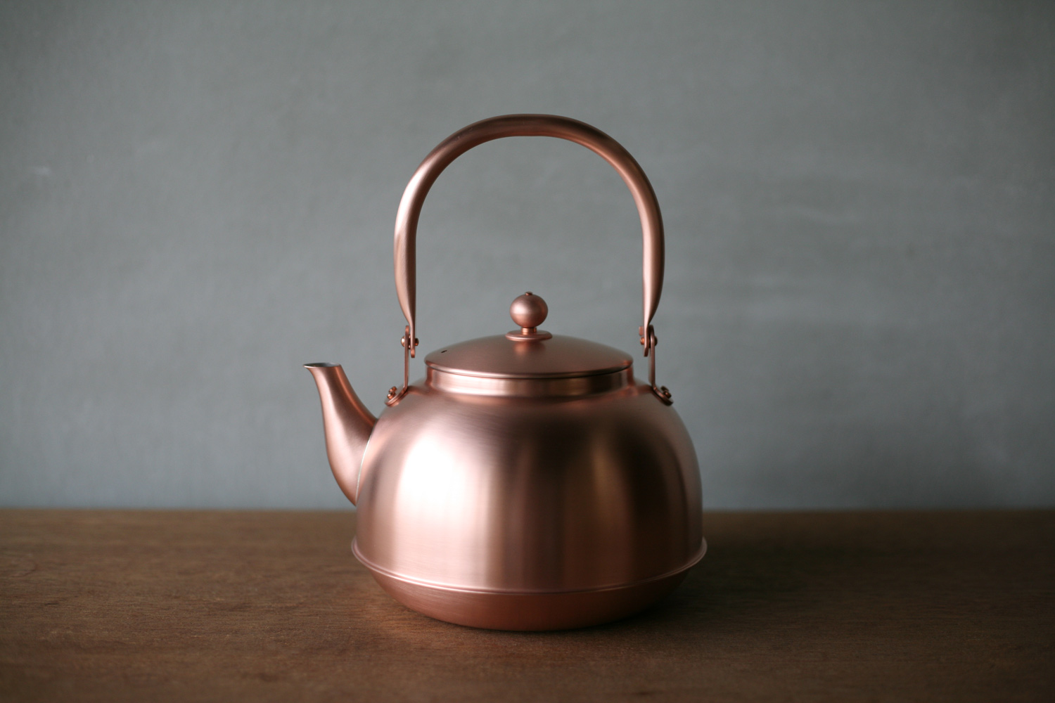 Copper Tea Kettle, Nickel-Lined Copper Kettle