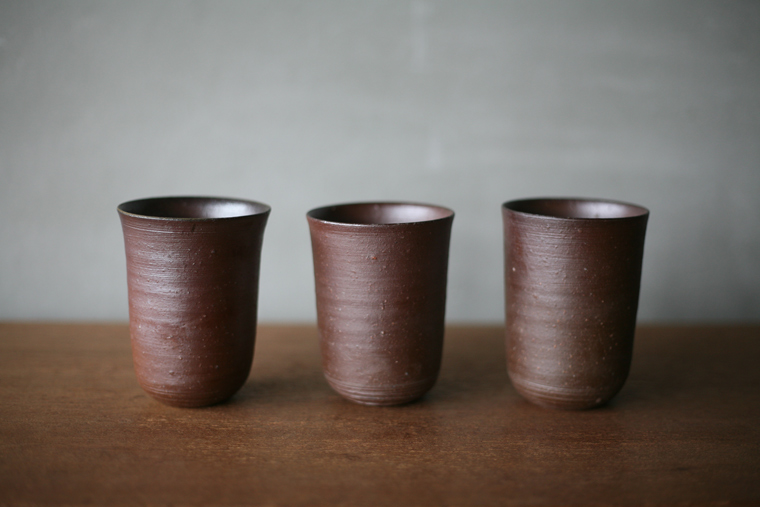 一陽窯(いちようがま) 備前焼 ビアカップ