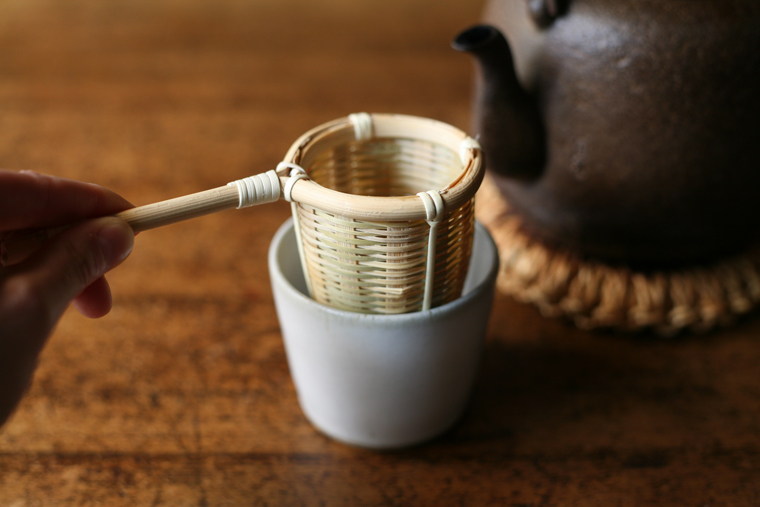 木屋 竹の茶こし
