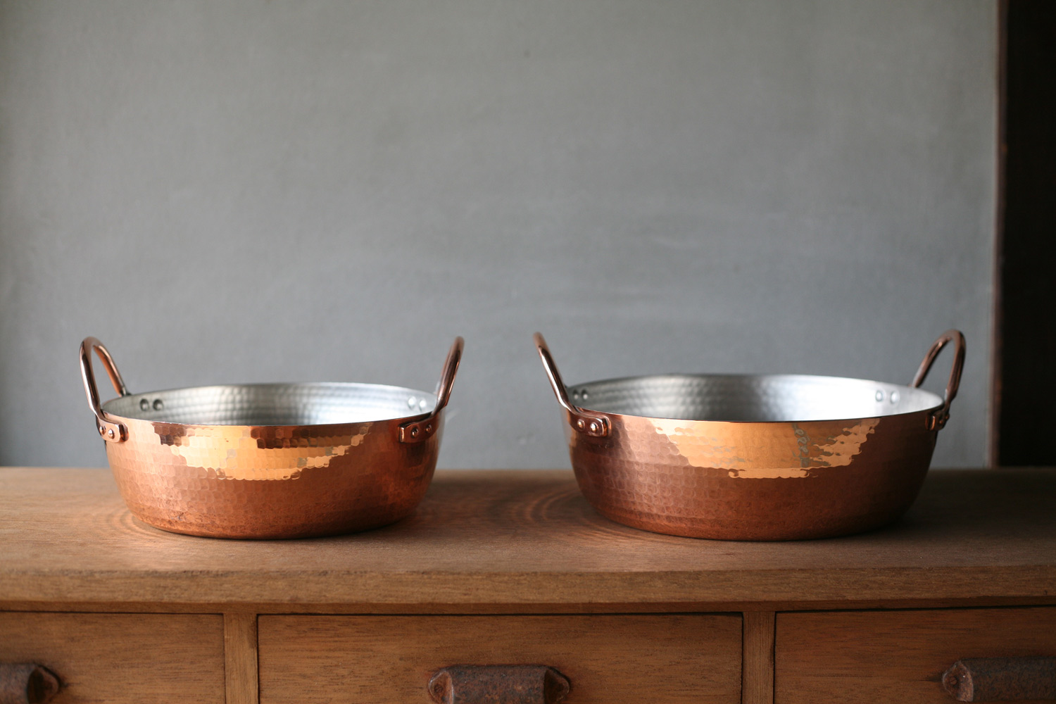 Details about   Japanese TEMPURA Copper Frying Pan Fritter Pot 30 cm 
