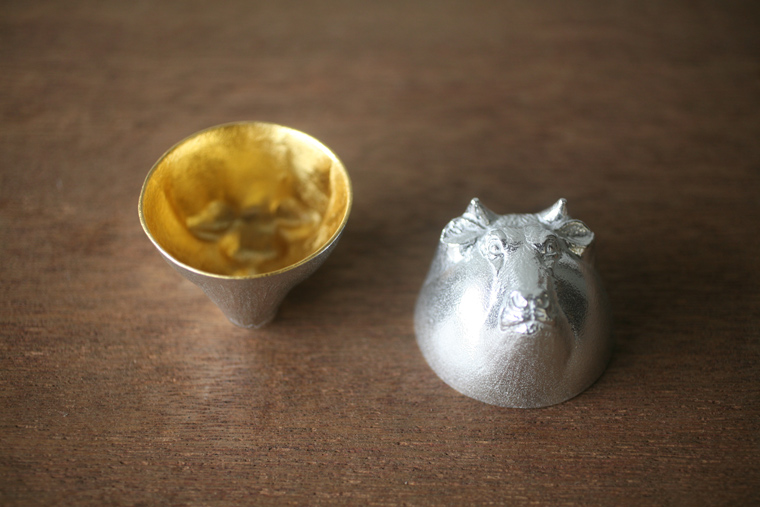 能作 本錫の酒器 片口 ぐい呑 金沢の金箔 通販 販売 取扱店